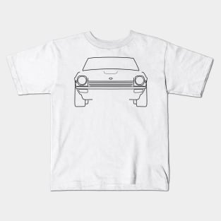 Datsun 240Z classic car outline (black) Kids T-Shirt